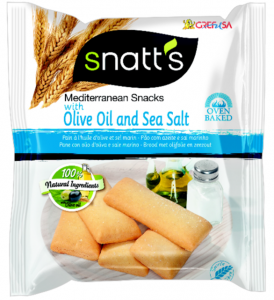 Snatt's Mediterranean bread snacks Oilive oil & sea salt 35 gr 